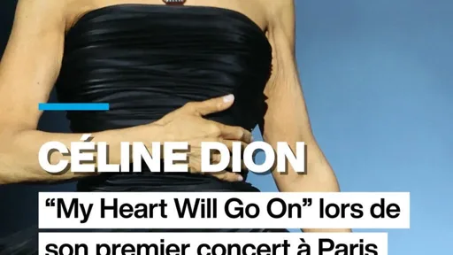 Céline Dion fait son retour sur scène à Paris après six ans d'absence