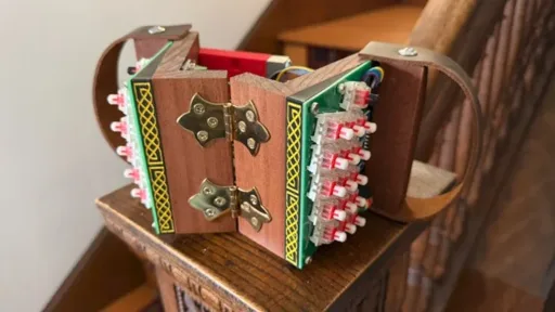 Un concertina électronique remplace les soufflets par un capteur de force