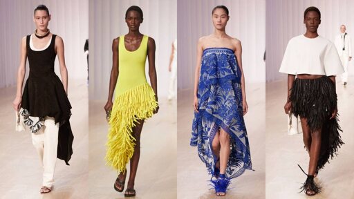 Simkhai apuesta por colores primarios, denim con acabado «jelly» y encaje en su colección Primavera 2027 Simkhai apuesta por colores primarios, denim con acabado «jelly» y encaje en su colección Primavera 2027