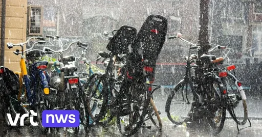 Provincie Antwerpen waarschuwt fietsers voor gevaarlijk najaarsweer