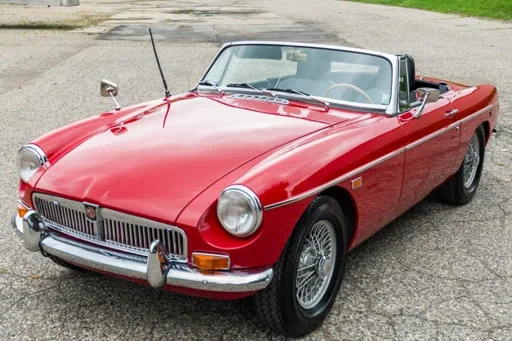 MG MGB Roadster uit 1969 met 62.000 mijl op de teller