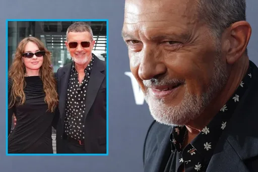 Antonio Banderas presenta «Up Against It» en Toronto junto a su hija Stella