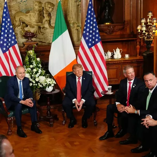 Trump Backs Irish Unification in Dublin Remarks Trump Backs Irish Unification in Dublin Remarks